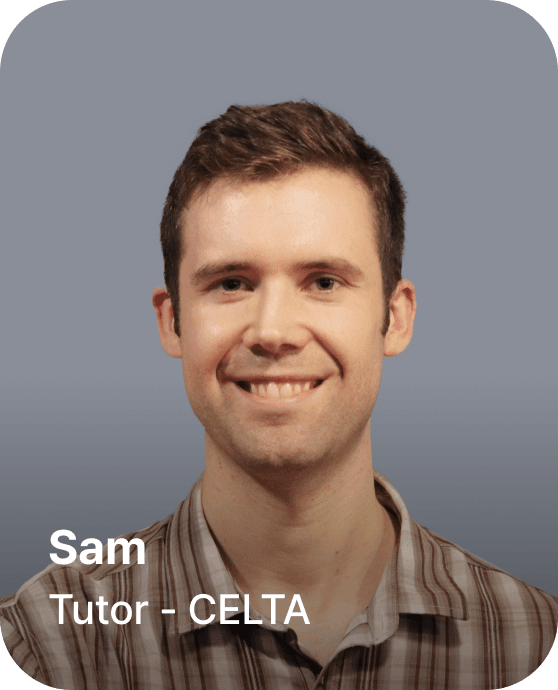 Sam - Tutor - CELTA